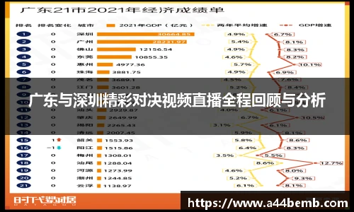 广东与深圳精彩对决视频直播全程回顾与分析